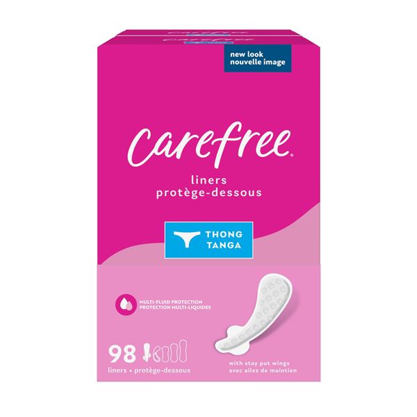 NEW 98 LINERS CAREFREE LINERS THONG
