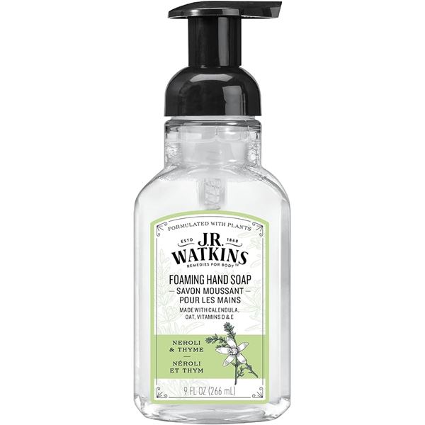NEW 266ML JR WATKINS FOAMING HAND SOAP VANILLA MIN