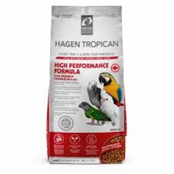 NEW 820G HAGEN TROPICAN PARROT FOOD HIGH PERFORMAC
