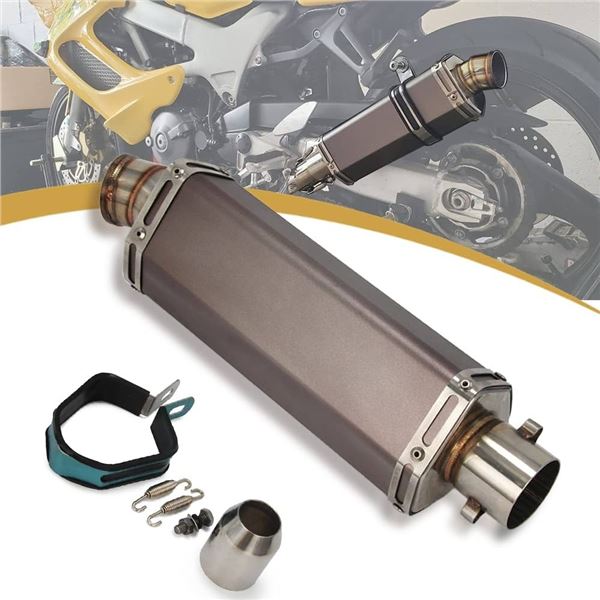NEW JFG RACING SLIP ON EXHAUST 1.5-2" STREET BIKE