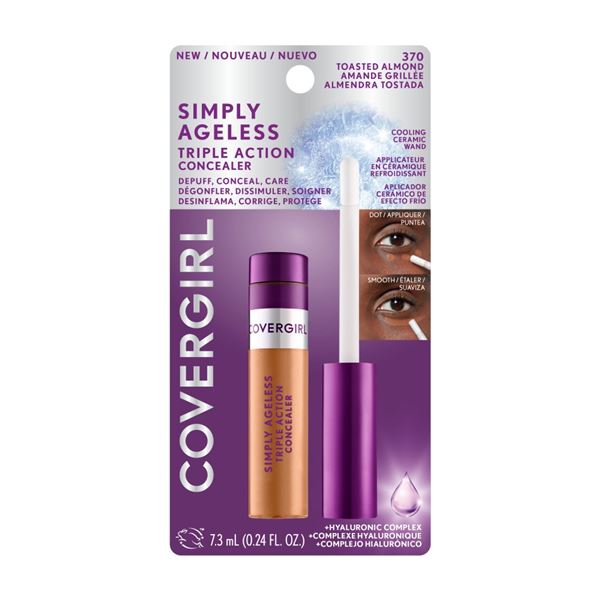 NEW 7.3ML COVERGIRL SIMPLY AGELESS TRIPLE ACTION
