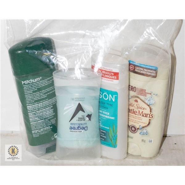 NEW 4 PACK OF MIXED DEODORANTS