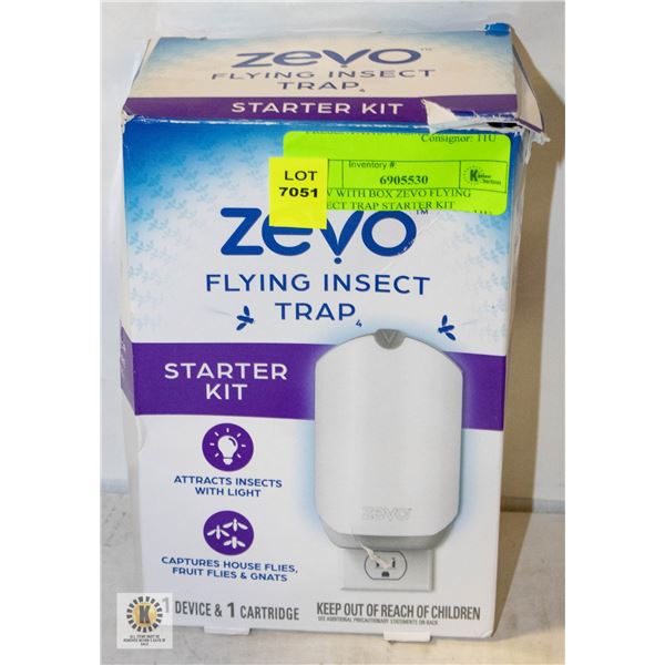 NEW WITH BOX ZEVO FLYING INSECT TRAP STARTER KIT