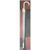 Image 1 : BRAND NEW CLEAR PLASTIC UMBRELLA WITH WHITE HANDLE