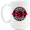 Image 1 : BRAND NEW 15 OZ TORONTO RAPTORS WHITE COFFEE MUG