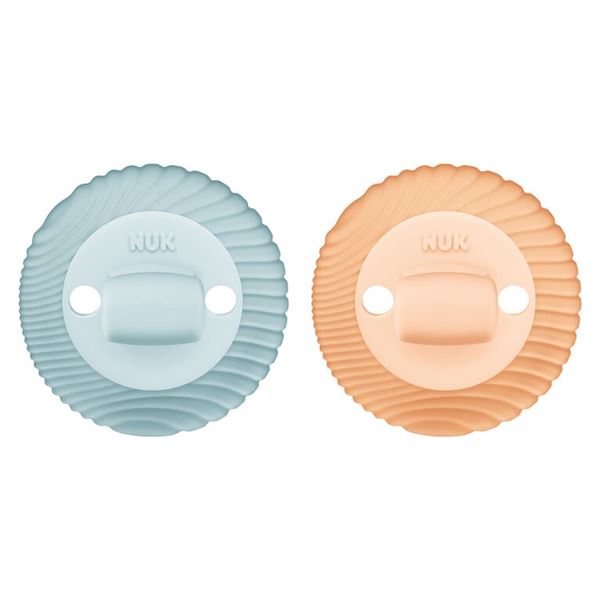 BRAND NEW NUK COMFY DUET SILICONE SOOTHER