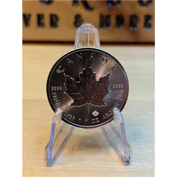 Lot 18-1) 1 oz Canadian Maple 2015 Silver coin