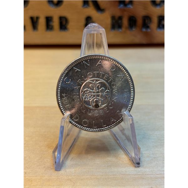 Lot 43-1) 1 Canadian dollar 1964