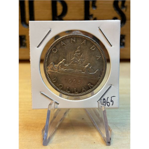 Lot 75-1) 1 Canadian dollar 1965