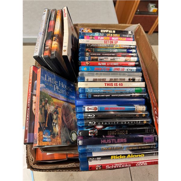 Blu-ray and DVDs