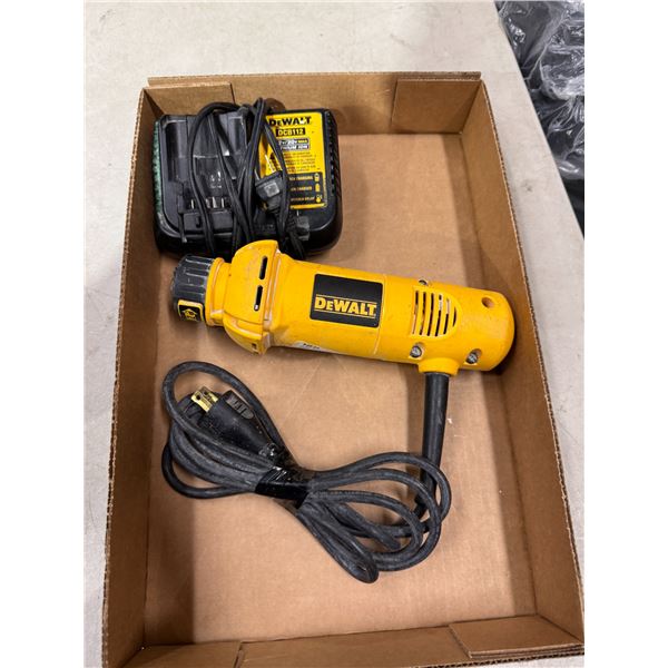 DeWalt cut out tool and battery charger