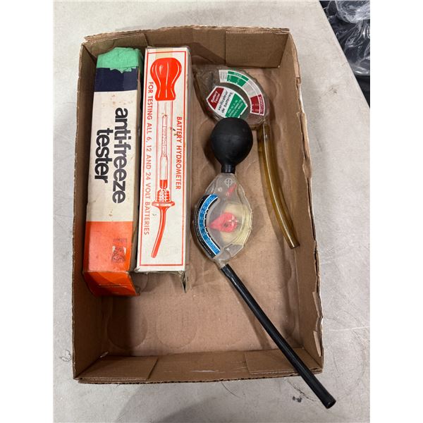 Antifreeze and battery testers