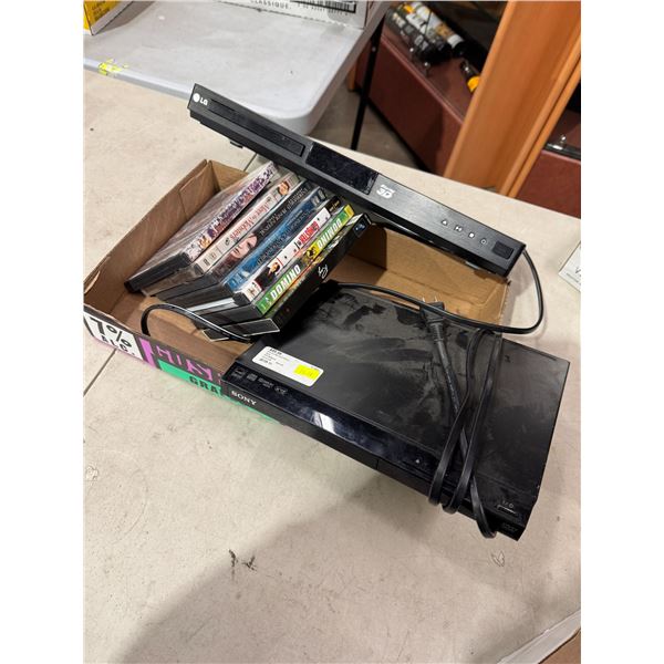 Blu-ray 3-D player, DVD player and other DVDs