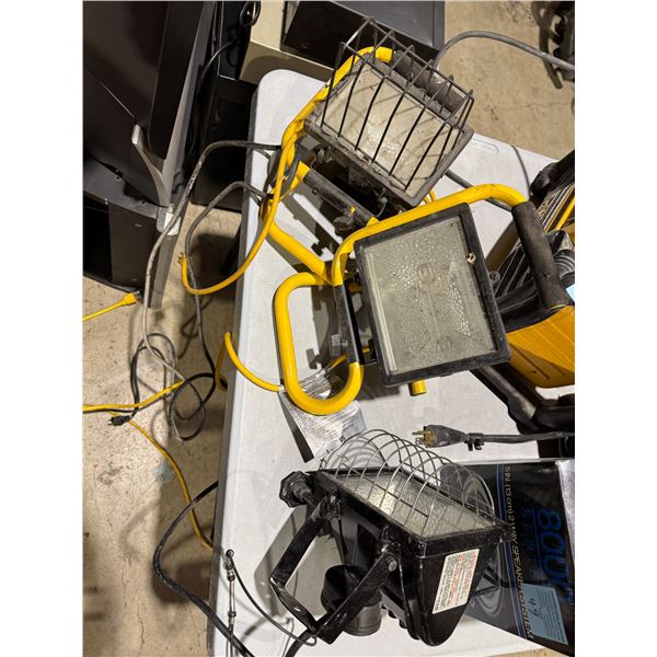 3 work lights all tested all working