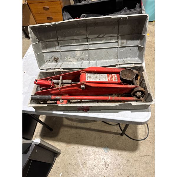 Hydraulic trolley jack