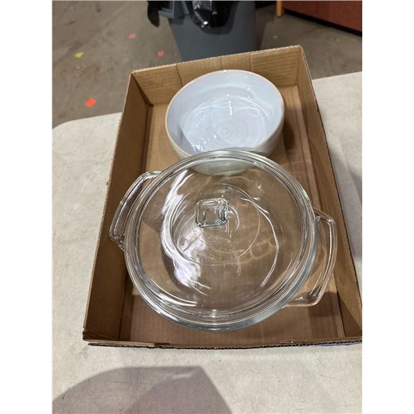 Anchor baking dish with lid and a bowl