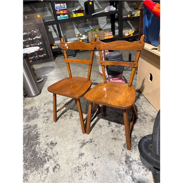 Maple chairs