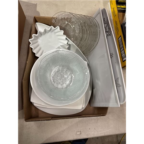 Assorted serving dishes and bowls
