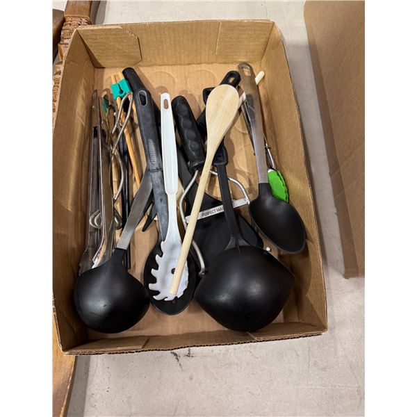 Assorted kitchen utensils