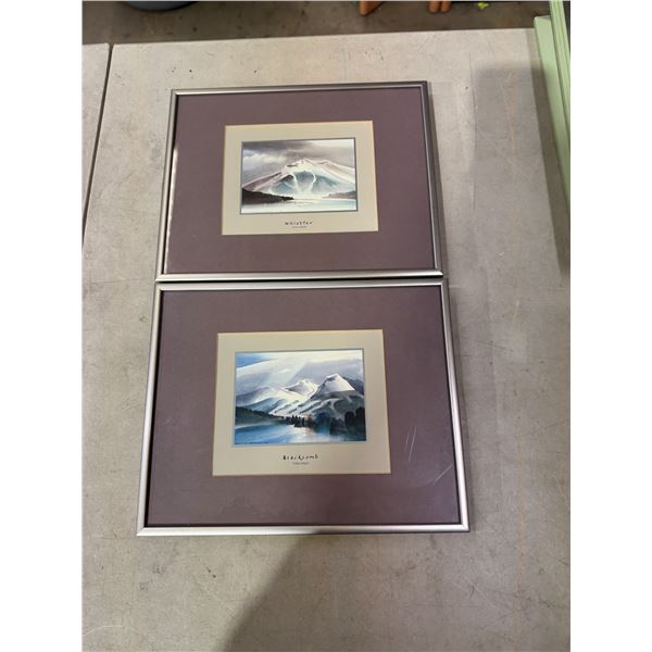 Whistler and black comb  Toni Onley art