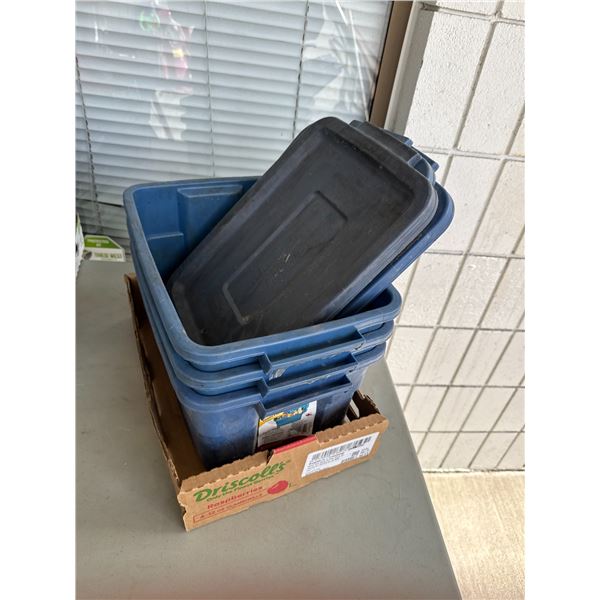 Rubbermaid storage totes small