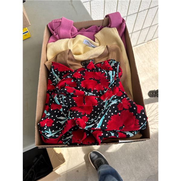 Assorted sized tops