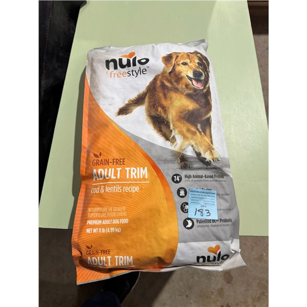 NULO dog food