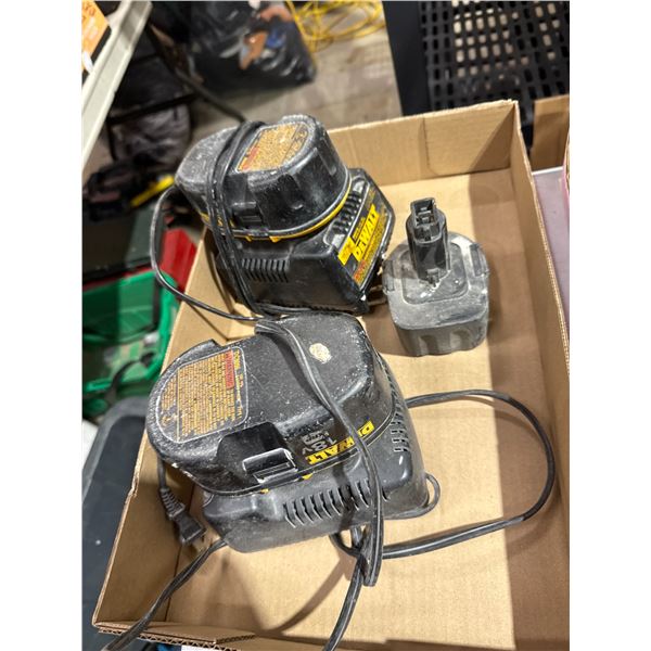 Dewalt  batteries and chargers