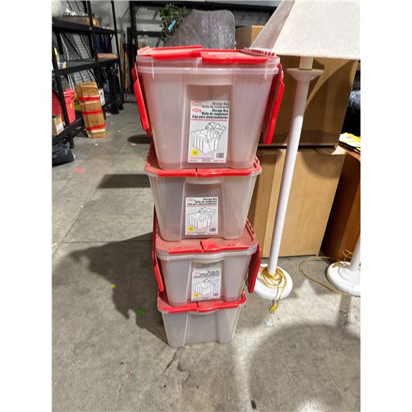 6 storage bins