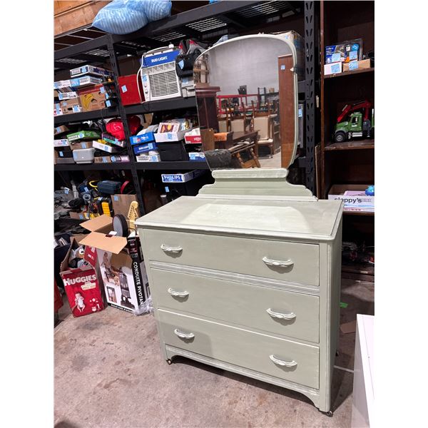 Dresser with mirror