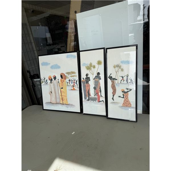 Three-piece artwork