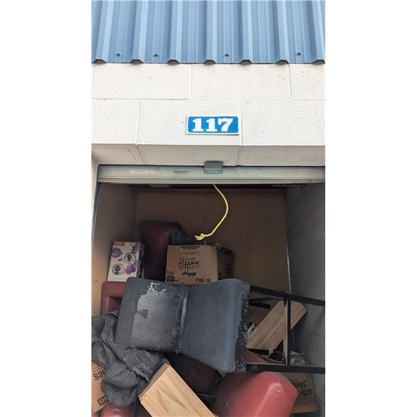 Contents of locker 117 (5x5} Located at Penticton Self Storage