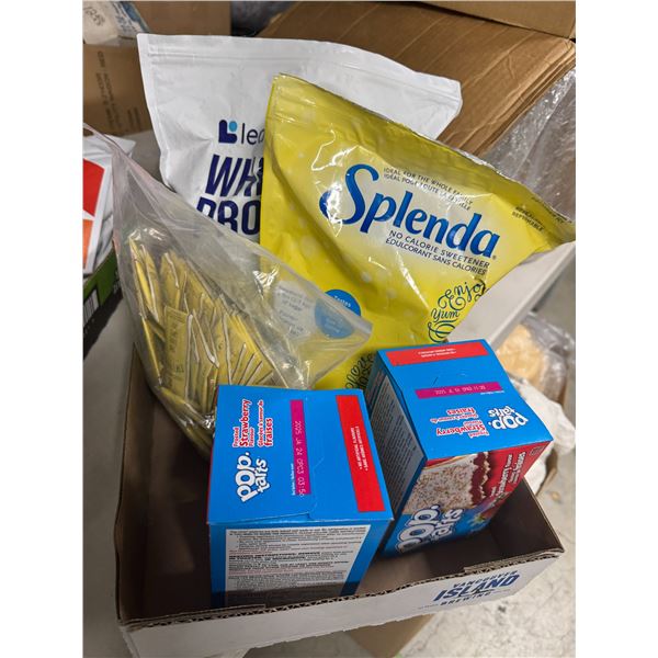 Box of food items