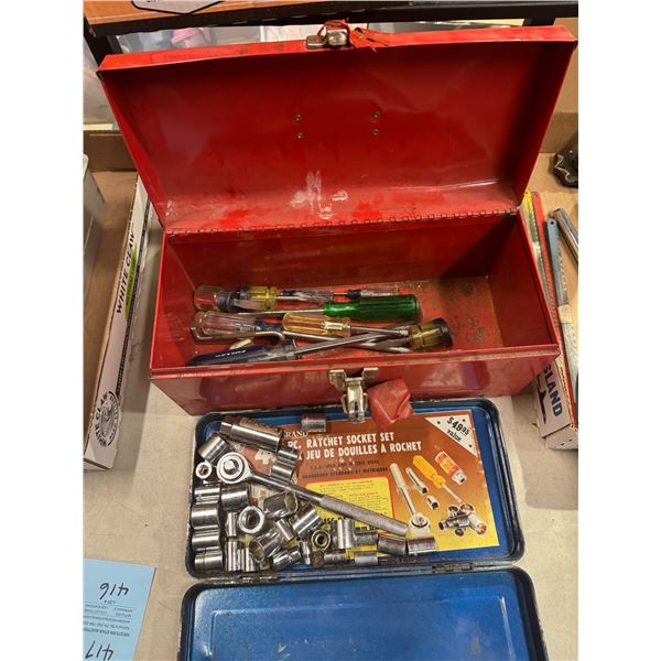 Toolbox and hand tools, and sockets