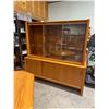 Image 1 : China cabinet two piece measure 71 inches long 18 1/2 inches deep and 69 and three-quarter