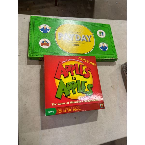 Payday and apples to apples games