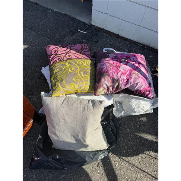 Pillows and cushions