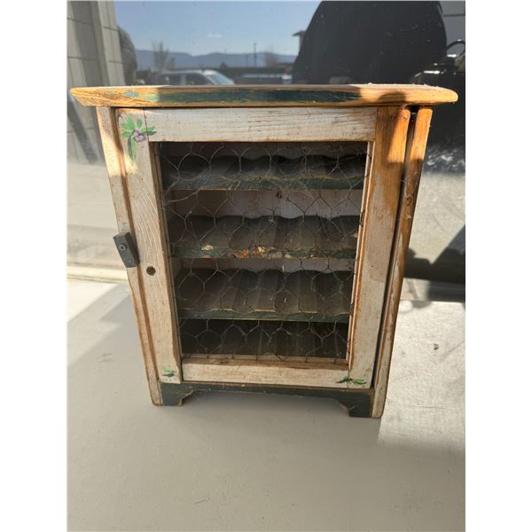 Table top rustic shelf