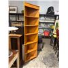 Image 1 : Teak corner shelf 76 inches tall