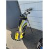 Image 1 : Golf clubs and bag