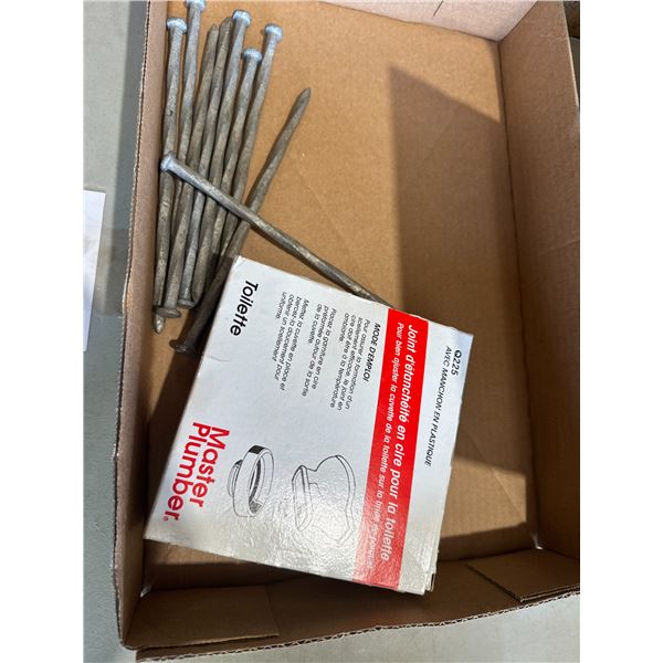 Master plumber item and nails