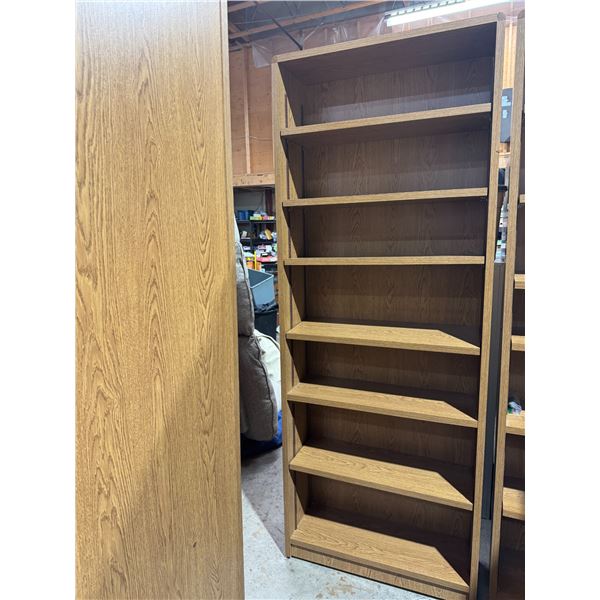 Tall shelf measures 32" x 12" x 85"