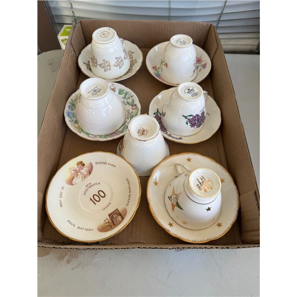 Tea cups and saucers