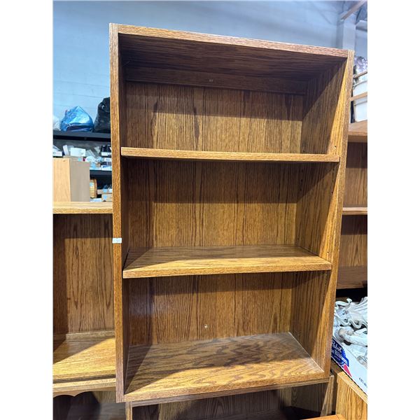 Bookshelf measures 24" x 9 1/4" x 361/4