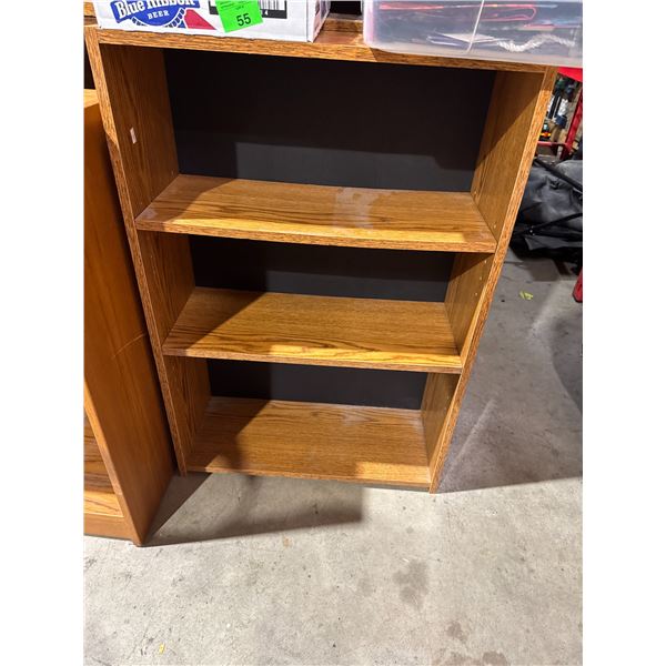 Bookshelf measures 24" x 9 1/4" x 361/4