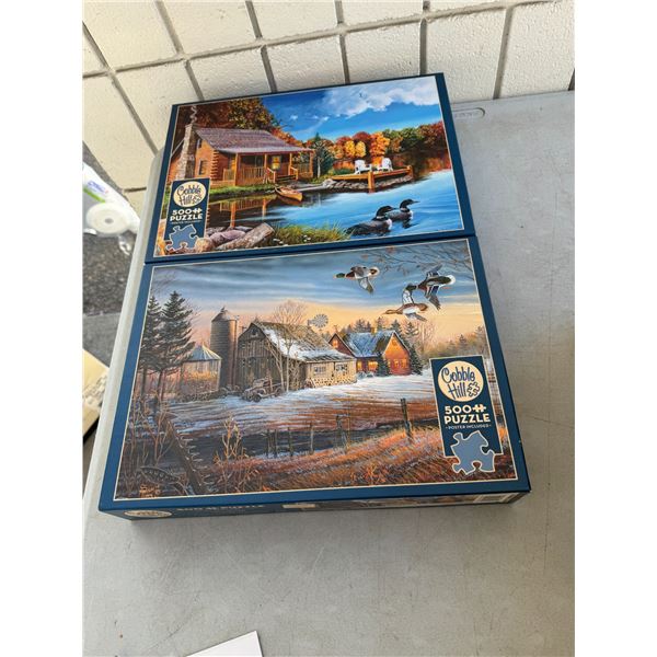 Cobble Hill 500 piece puzzles