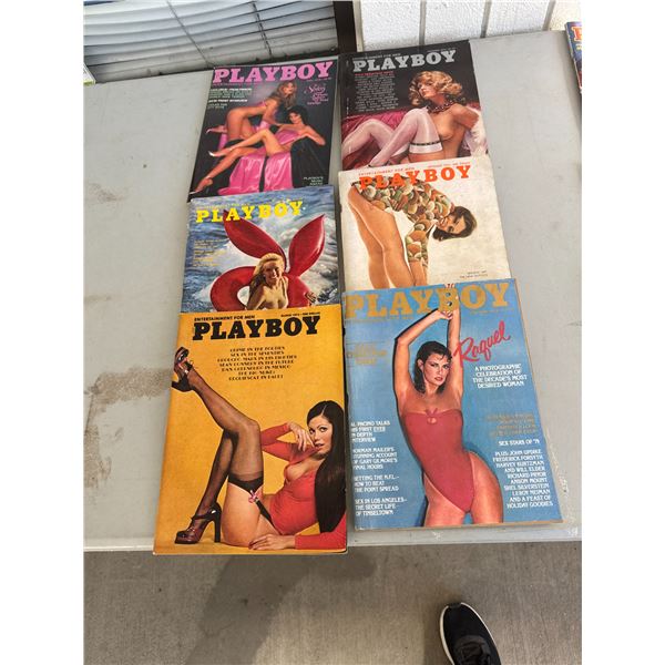 Vintage Playboy magazines
