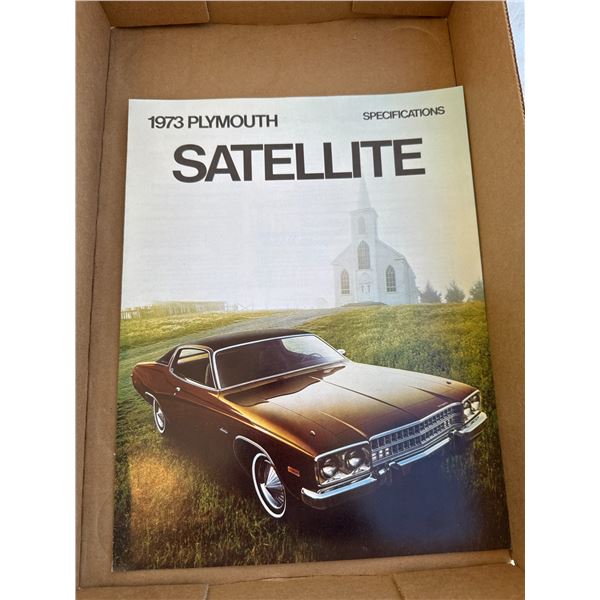 1973 Plymouth satellite vehicle specifications pamphlet