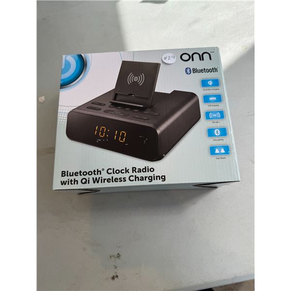 Bluetooth clock radio