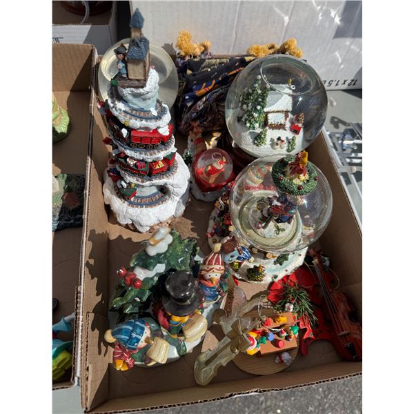 Christmas globes and decor